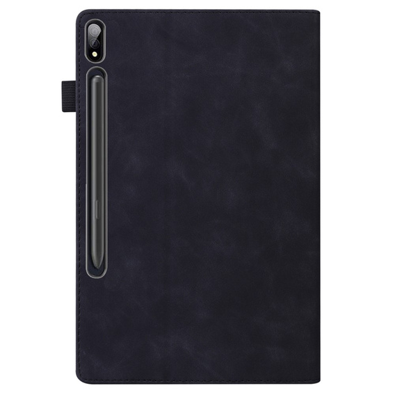 Pouzdro pro Samsung Galaxy Tab S10 FE+ Plus, Classic, s prostorem pro stylus, černé