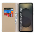 Klopové pouzdro pro Samsung Galaxy S25 Edge, Litchi Skin Grain, modré