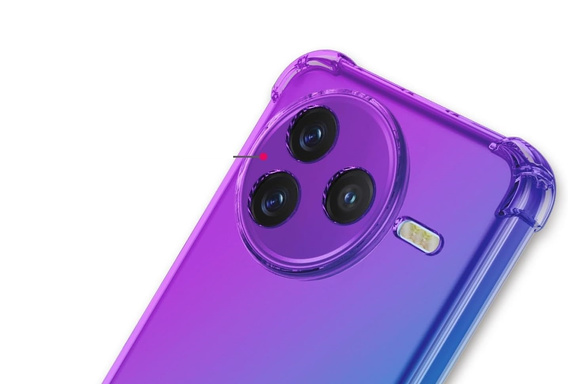 Pouzdro pro Xiaomi Poco F7 Pro, Gradient Dropproof, Fialová / modrá