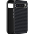 Pouzdro pro Google Pixel 10 / 10 Pro, ABEEL, pro MagSafe, s karbonovou texturou, černé