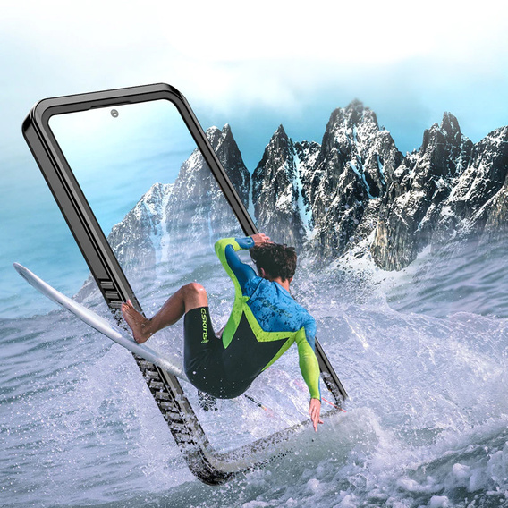 Vodotěsné pouzdro IP68 pro Samsung Galaxy S20 FE, černé