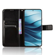 Klopové pouzdro pro Xiaomi Redmi Note 14 5G, Crazy Horse Wallet, černé