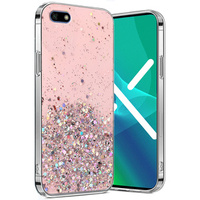 Pouzdro pro Huawei Y5 2018, Glittery, růžové