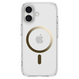 Spigen pouzdro pro iPhone 17, Ultra Hybrid MagSafe, čiré/zlaté