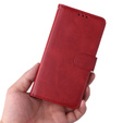Klopové pouzdro pro Samsung Galaxy A34 5G, Leather Wallet, červené