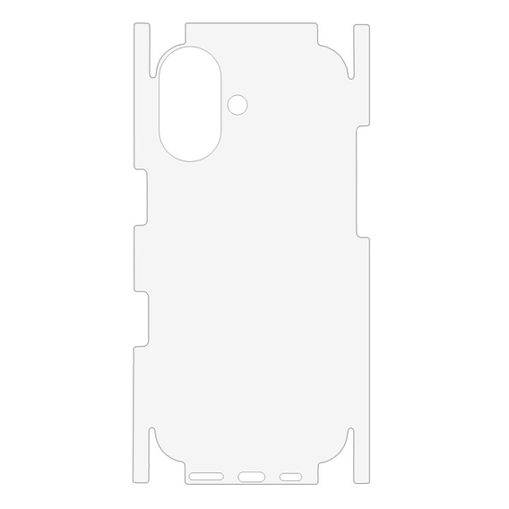 Ochranná fólie na zadní stranu telefonu iPhone 17