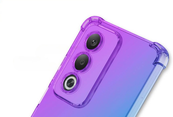Pouzdro pro Oppo A80, Gradient Dropproof, Fialová / modrá