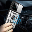 Pouzdro pro Realme GT 7 Pro, CamShield Slide, stříbrné