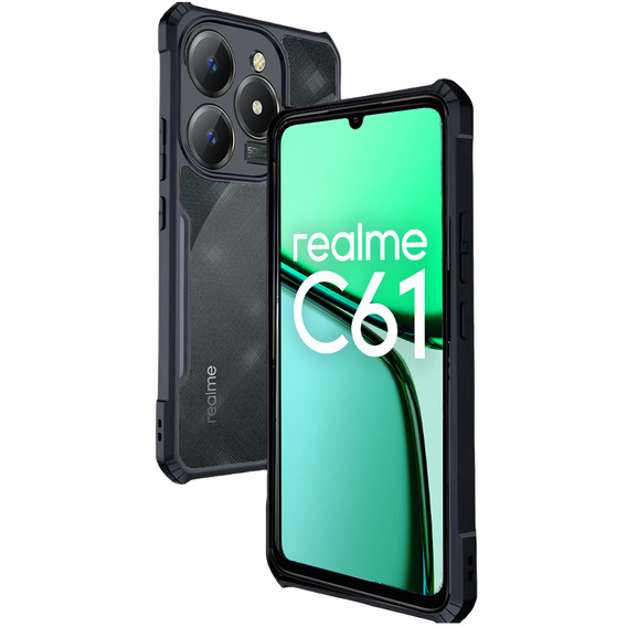 Pouzdro pro Realme C61, AntiDrop Hybrid, černé