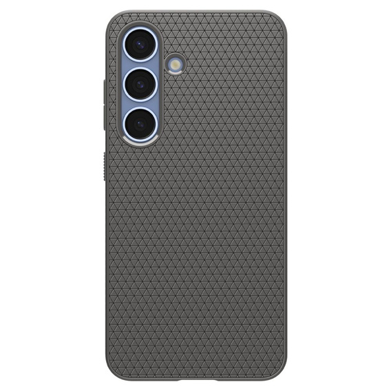 Pouzdro Spigen pro Samsung Galaxy S25, Liquid Air, černé + 9H tvrzené sklo