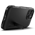 Pouzdro Spigen pro iPhone 16 Pro Max, Tough Armor Mag MagSafe, černé + 9H tvrzené sklo