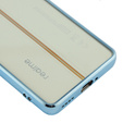 Pouzdro pro Realme 11 Pro 5G / Pro+ 5G, Electroplating Frame, transparentní / modré