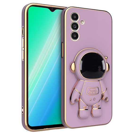 Pouzdro pro Samsung Galaxy A13 5G / A04s, Astronaut, fialové
