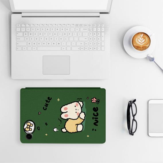 Flipové pouzdro pro Samsung Galaxy Tab A9, cute rabbit