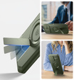 Pancéřové pouzdro pro iPhone 16 Pro Max, Dexnor CamProtect MagSafe, zelené