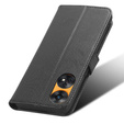 Klopové pouzdro pro Oppo Reno8 T 4G, Wallet Smart Magnet, černé