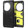Ochranný kryt Spigen Tough Armor pro OnePlus 12 (černý) – pancéřová ochrana se stojánkem