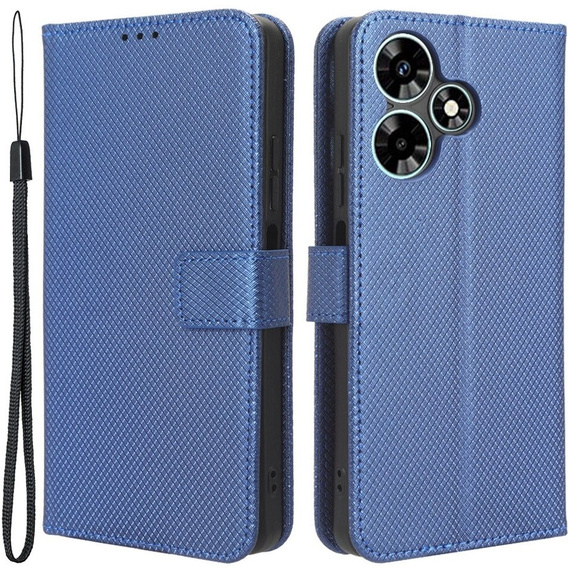 Klopové pouzdro pro Infinix Hot 30, Wallet Smart Magnet, modré