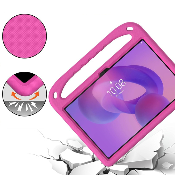 Dětské pouzdro pro Lenovo Tab M11, dětské pouzdro s rukojetí, černé