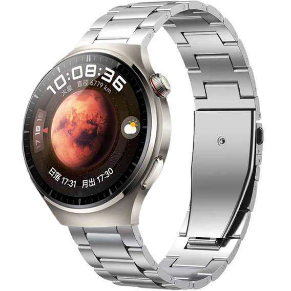 ŘEMÍNEK PRO HUAWEI WATCH 2 3 4 5 GT GT2 GT3 GT4 GT5 PRO GT2e 2e 46MM 48MM stříbrný