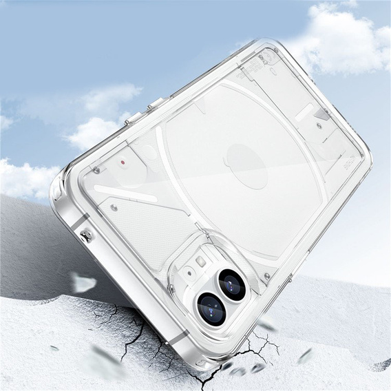 Pouzdro pro Nothing Phone 1, Fusion Hybrid, průhledné