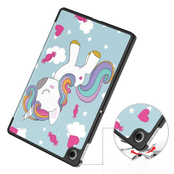 Pouzdro pro Lenovo Tab TB311FU, Smartcase, unicorn