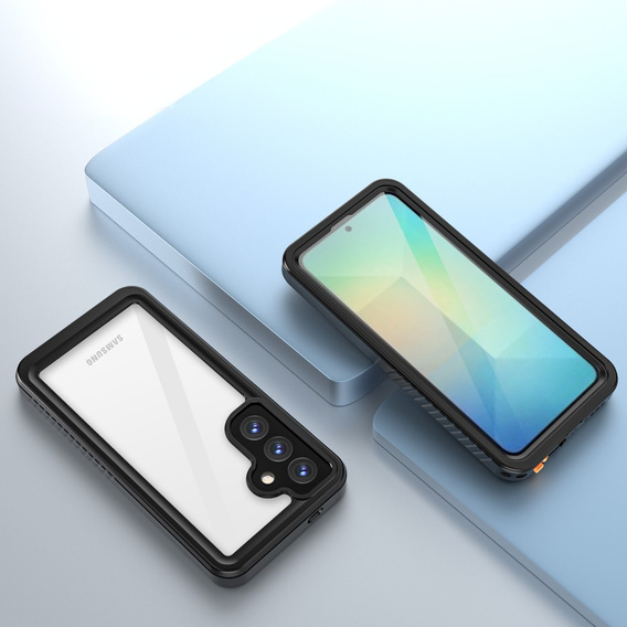 Vodotěsné pouzdro IP68 pro Samsung Galaxy S25+ Plus, černé