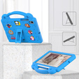 Dětské pouzdro pro Samsung Galaxy Tab S6 Lite 10.4 2020/2022 / Tab A7 2020 T500 / T505 / Tab S6 T860/T865, Cute Patterns, se stojánkem, modré