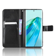 Klopové pouzdro pro Honor Magic 5 Lite, Crazy Horse Wallet, černé
