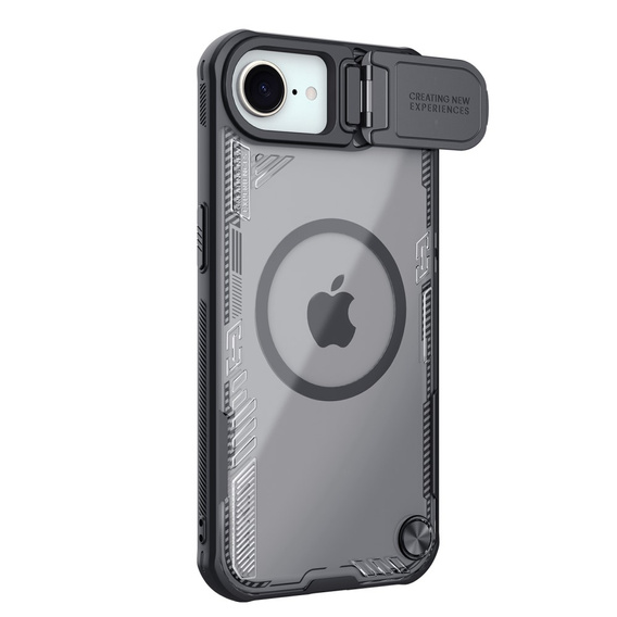 Pouzdro pro iPhone 16e, pancéřované Nillkin, Icelade Prop, pro Magsafe, černé