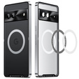 Ochranné pouzdro na fotoaparát pro Google Pixel 8, CamShield MagSafe, průhledná / stříbrná