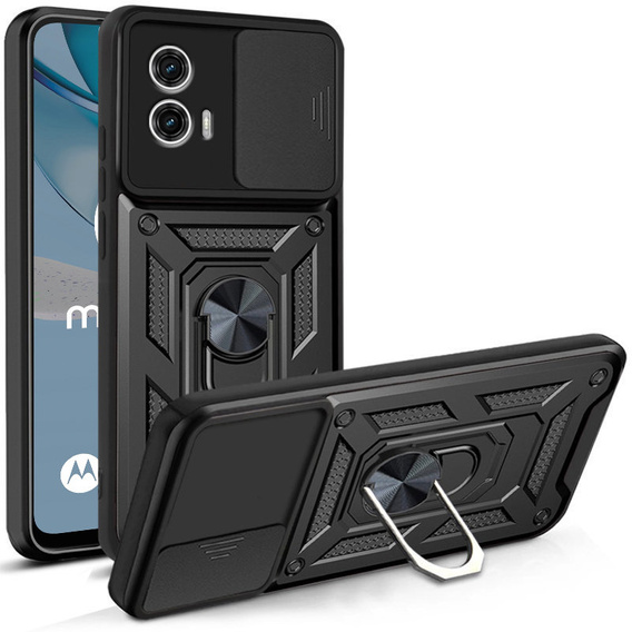 Pouzdro pro Motorola Moto G53 5G, CamShield Slide, černé