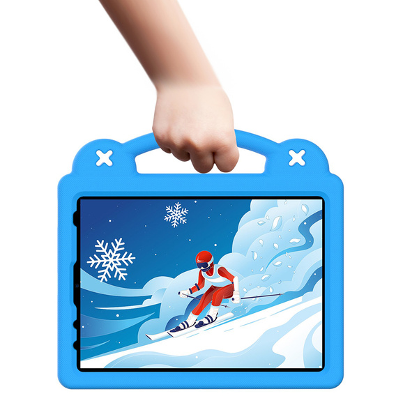 Dětské pouzdro pro iPad Air 10.9" 2022/2020 (5/4 gen.) / Pro 11" 2022/2021/2020 (4/3/2 gen.), Cute Patterns, se stojánkem, modré