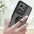 Pouzdro pro Motorola Moto G15 / Motorola Moto G15 Power, Frosted Ring, černé
