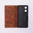 Pouzdro pro Oppo A78 5G, ERBORD Vintage peněženka s klopou, hnědé