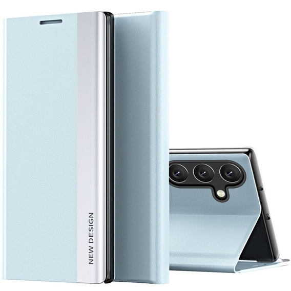 Klopové pouzdro pro Samsung Galaxy M34, Side Magnetic, modré