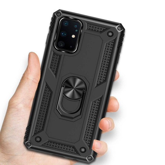 Pancéřové pouzdro pro Samsung Galaxy S10 Lite, Nox Case Ring, černé