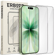 2x tvrzené sklo ERBORD 9H Hard Glass na displeji pro iPhone 17 Pro/17/16 Pro
