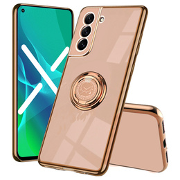 Pouzdro pro Samsung Galaxy S21 FE, Electro Ring, růžové