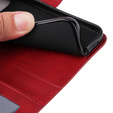 Klopové pouzdro pro Realme C67, Leather Wallet, červené