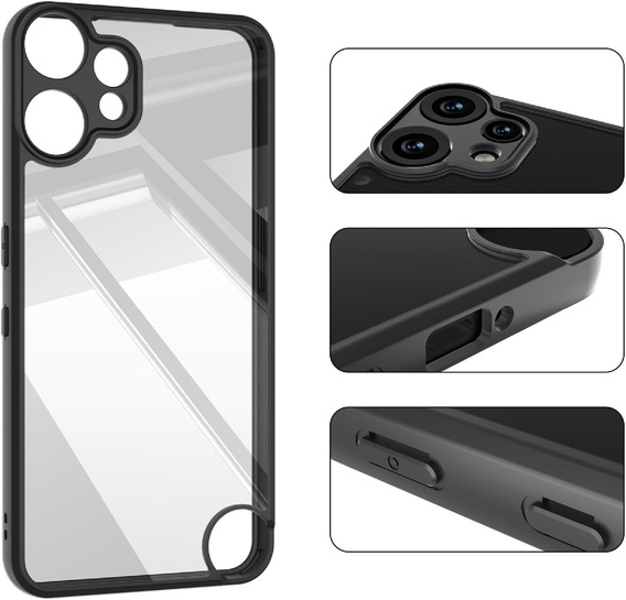Pouzdro pro CMF Nothing Phone 2 Pro, Fusion Hybrid, průhledné