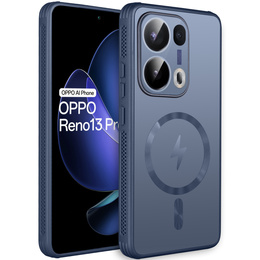 Pouzdro pro Oppo Reno 13 Pro, MagSafe, stříbrné,