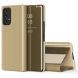 Pouzdro pro Samsung Galaxy A13 4G, Clear View, zlaté