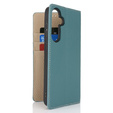 Klopové pouzdro pro Samsung Galaxy S25, Litchi Skin Grain, modré