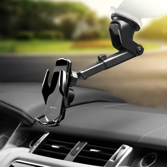 Automatický držák s bezdrátovou nabíječkou Forcell F-Grip HS1