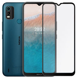 3D tvrzené sklo pro Nokia C21 Plus, černé