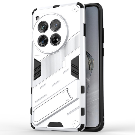 Pouzdro pro OnePlus 12 5G, Military kickstand, bílé