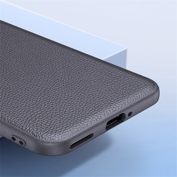 Kožené pouzdro pro Samsung Galaxy S25+ Plus, leather hybrid, šedé