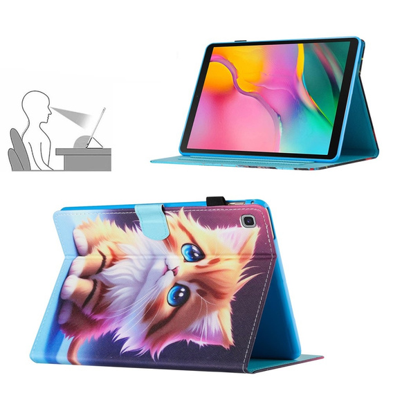 Pouzdro pro Samsung Galaxy Tab A7 Lite, s klopou, cat
