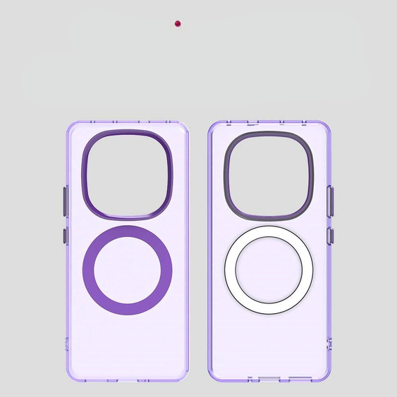 Pouzdro pro Xiaomi Redmi Note 14 Pro 5G / Poco X7 5G, Fusion Hybrid, pro MagSafe, fialové